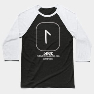 The Nordic rune Laguz Baseball T-Shirt